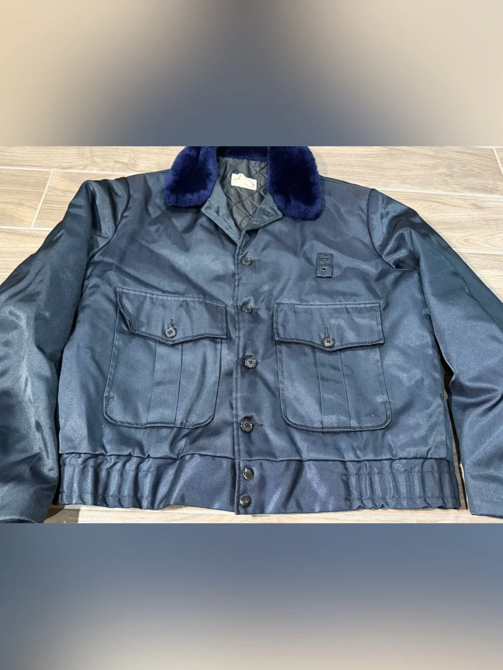 VINTAGE 70's Law Enforcement WARM Jacket 40L